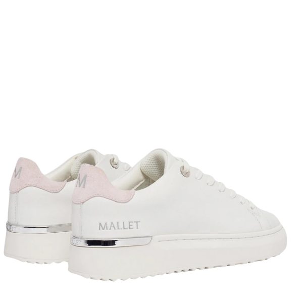 Miss Mallet White & Pink Tab GRFTR Lite Trainers Fashion