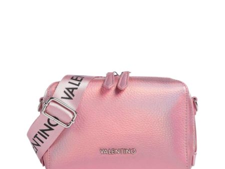 Valentino Bags Pattie Metallic Rosa Pink Crossbody Bag For Discount