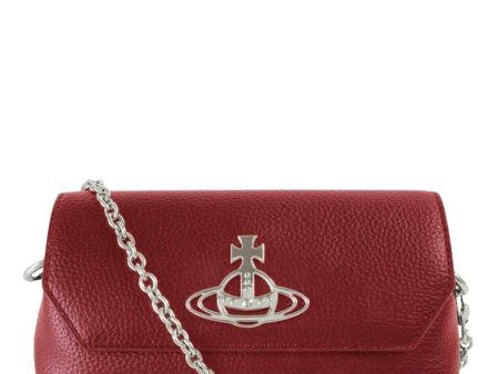 Vivienne Westwood Red Mini Pouch Chain Crossbody Bag For Discount