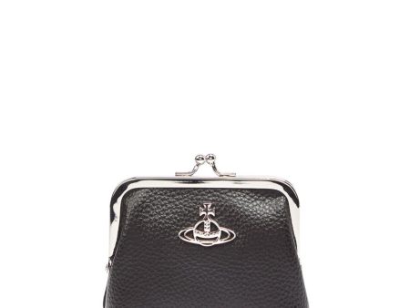 Vivienne Westwood Black Frame Coin Purse Online Sale