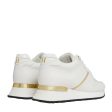 Miss Mallet Almorah White Gold Trainers Supply