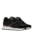 Miss Mallet Almorah Black Rose Gold Trainers Online