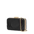 Love Moschino Heart Logo Black Clutch Bag Online Hot Sale