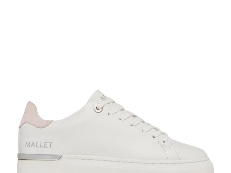 Miss Mallet White & Pink Tab GRFTR Lite Trainers Fashion