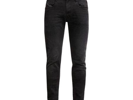 Replay Anbass Hyperflex Cloud Slim Fit Black Denim Jeans Sale