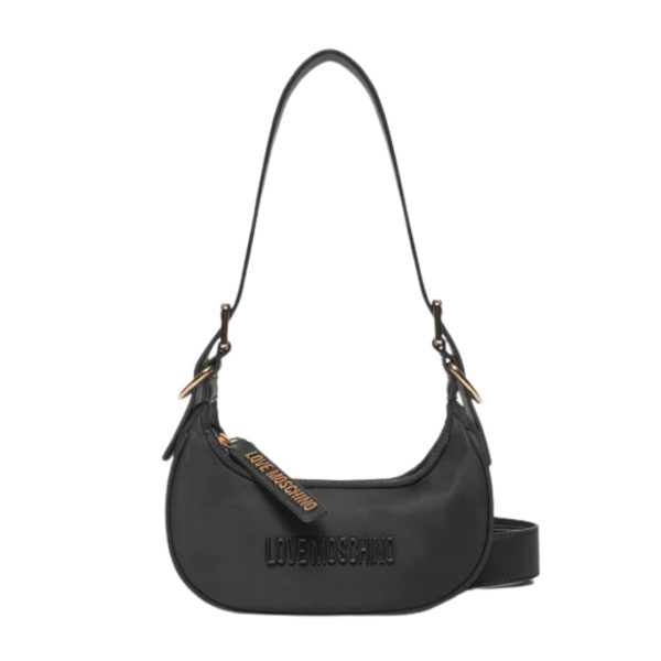 Love Moschino Logo Lettering Black Shoulder Bag Online Hot Sale