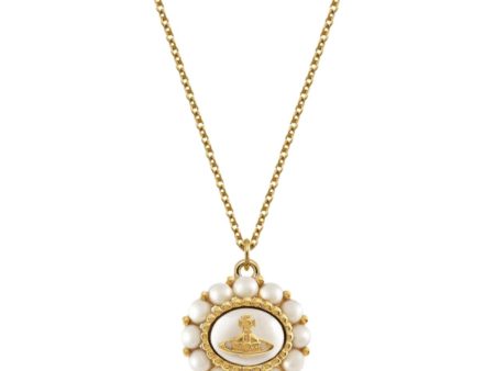 Vivienne Westwood Amaya Gold Creamrose Pearl Pendent Supply