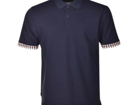 Aquascutum Active Supima Club Check Short Sleeve Polo Shirt Supply