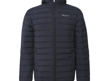 Aquascutum Navy RLG Active Hooded Quilted Jacket Supply