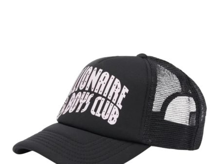 Billionaire Boys Club Arch Logo Black Pink Trucker Cap Online Hot Sale