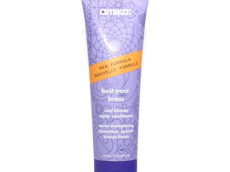 Amika Bust Your Brass Cool Blonde Repair Conditioner 8.45 oz Online now