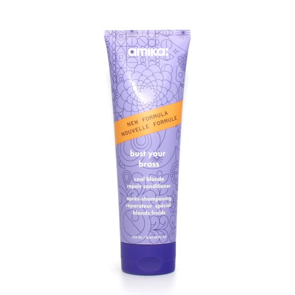 Amika Bust Your Brass Cool Blonde Repair Conditioner 8.45 oz Online now