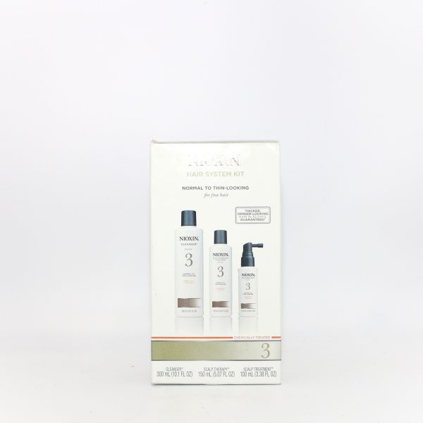 NIOXIN Hair System 3 Kit Normal to Thing Looking for Fine Hair Online Hot Sale