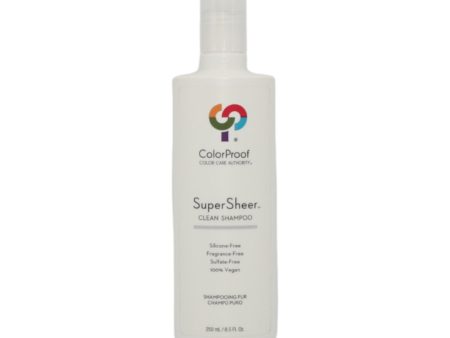 Color Proof SuperSheer Clean Shampoo 8.5 oz Fashion