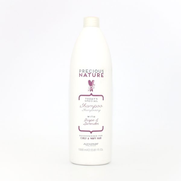 Alfaparf Precious Nature Todays Special Oil with Grape&Lavender Shampoo 33.81 oz Hot on Sale