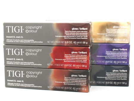 Tigi Copyright Colour Gloss Brillant Demi Permanent Creme Haircolor 2 oz Fashion