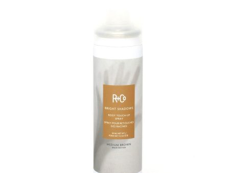 R+Co Bright Shadows Root Touch Up Spray Medium Brown 1.5 oz Online Sale