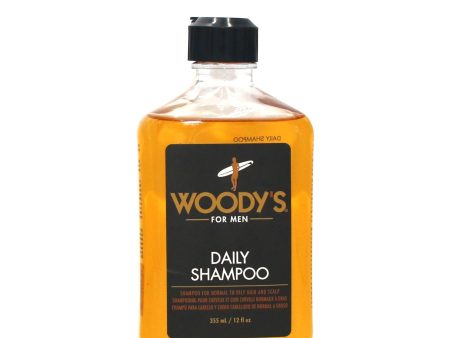 WODDYS for Men Daily Shampoo 12 oz Hot on Sale