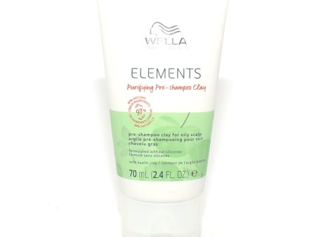 Wella Elements Purifying Pre Shampoo Clay for Oily Scalp 2.4 oz (Pack of 2) Online Hot Sale