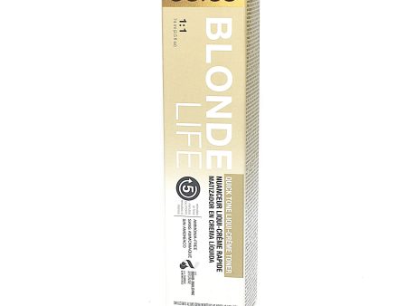 Joico Blonde Life Quick Tone Liqui-Creme Toner 2.5 oz For Sale