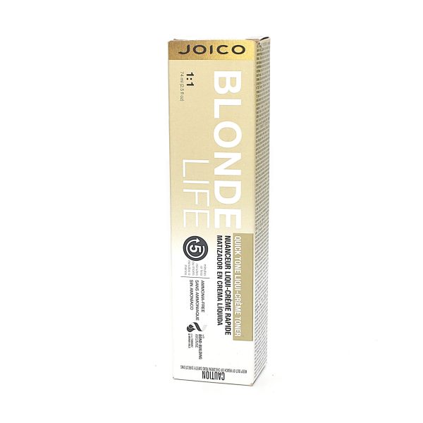 Joico Blonde Life Quick Tone Liqui-Creme Toner 2.5 oz For Sale